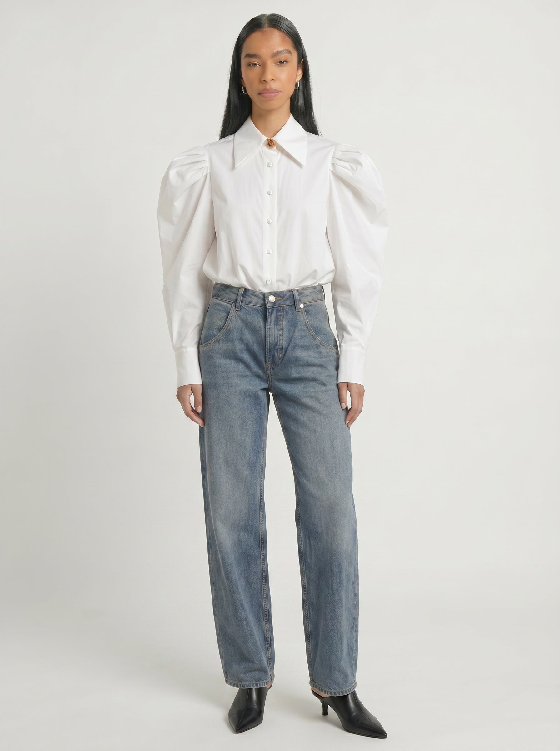 Katrina Puffed Sleeve Bodysuit