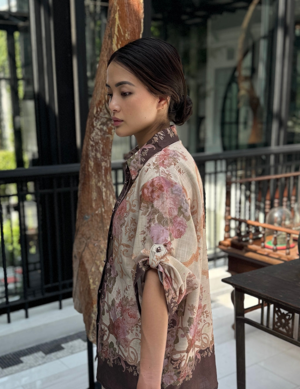 The Matilda Floral Linen Set