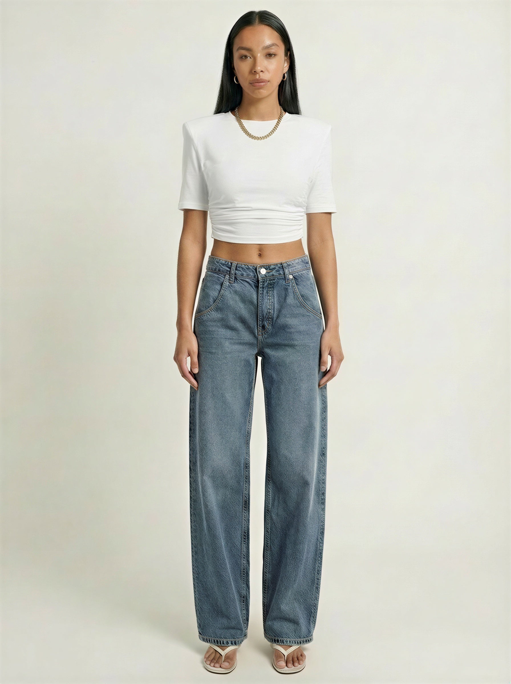 The Quinn Ruched Tee