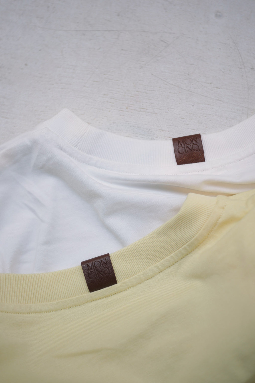 Essential One-Sided Cinched T-Shirt (White)