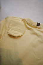 Essential One-Sided Cinched T-Shirt (Butter Yellow)